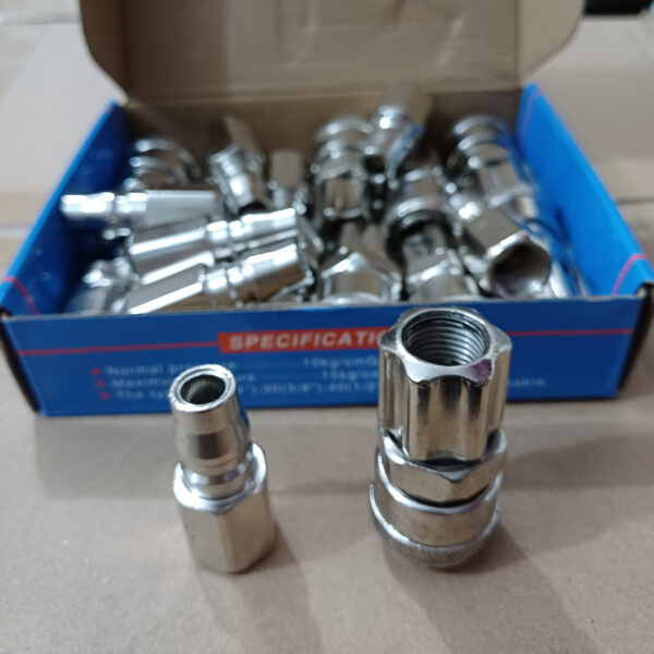 Bộ đầu nối nhanh khí nén ren trong loại thường P-SF + PF