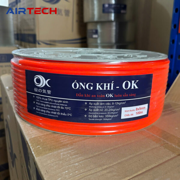 8X5X100M-C Ống khí TPU OK
