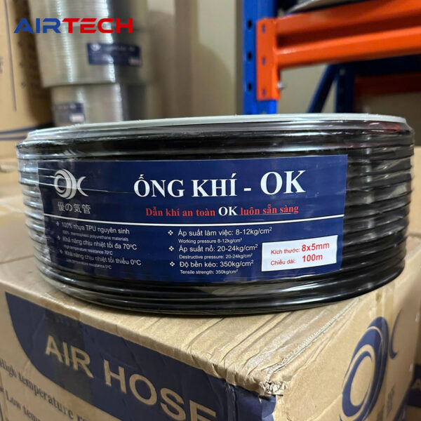 8X5X100M-D Ống khí TPU OK