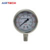 Đồng hồ đo áp suất dầu LiGi mặt 63 mm chân đứng