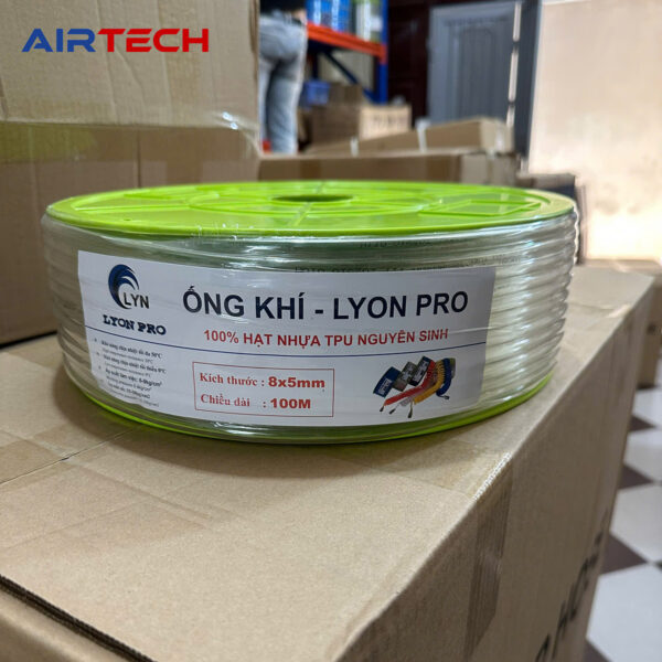 LYONPRO-8X5X100M-25 Ống khí TPU LYON PRO