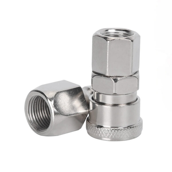 Bộ đầu nối nhanh khí nén ren trong loại thường P-SF + PF