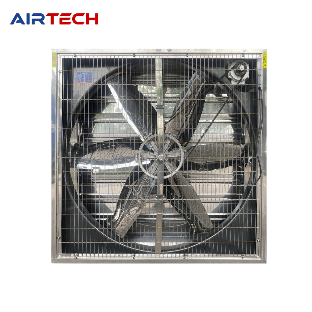 Quạt thông gió vuông khung INOX 304/430