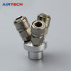 Chạc chia khí nén dạng tròn loại tự khóa Z-SMV / Z-SMY