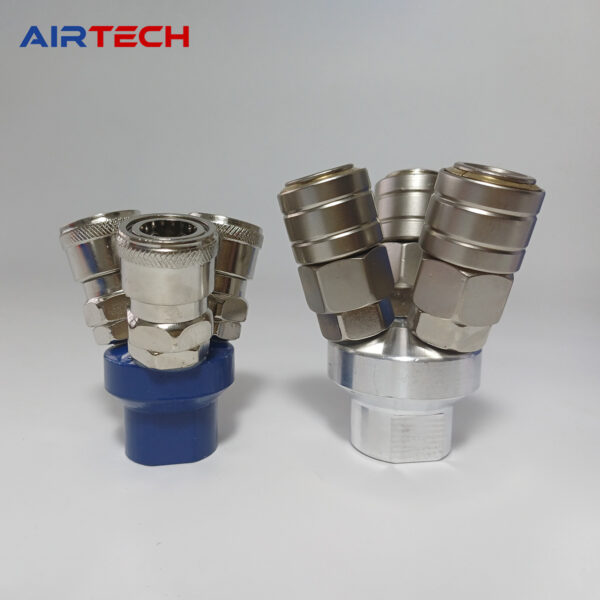 Chạc chia khí nén dạng tròn loại tự khóa Z-SMV / Z-SMY