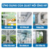 Quạt Thông Gió Nối Ống HF Series