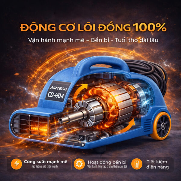 Quạt Thổi Sàn Nóng CD-H04 3200W